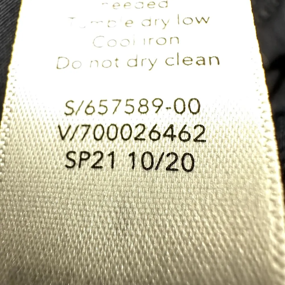 Athleta Brooklyn Textured Ankle Pants Windowpane Stretch Pull On Navy Blue 2 - Image 5