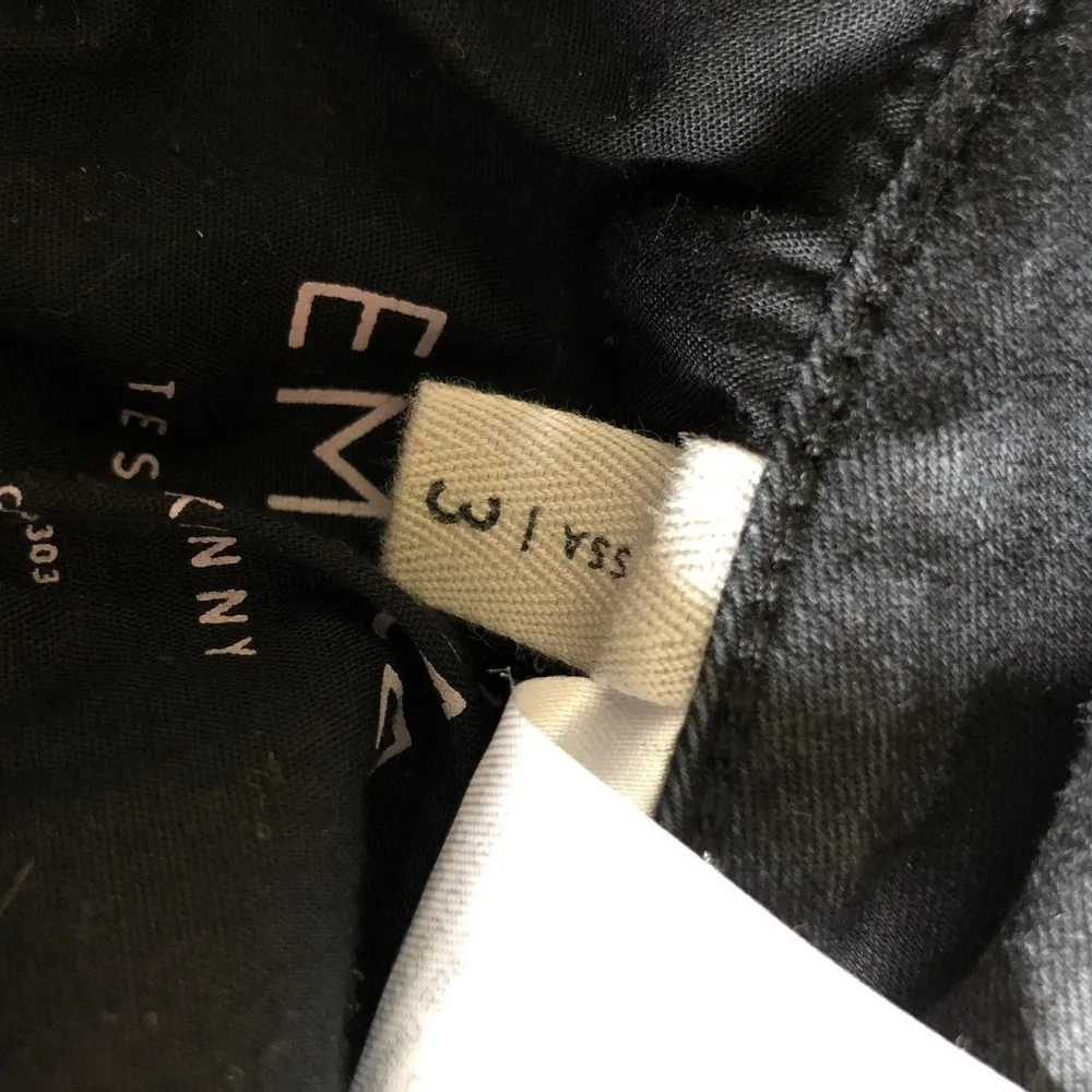 Empyre Womens Jeans Tessa Skinny Splatter Distress Black Size undefined - Image 7