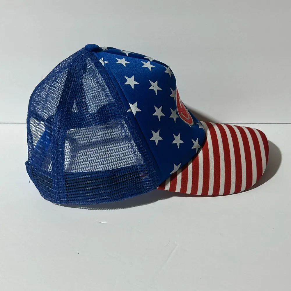 Stars and Stripes Smiley Face adjustable hat - Image 3