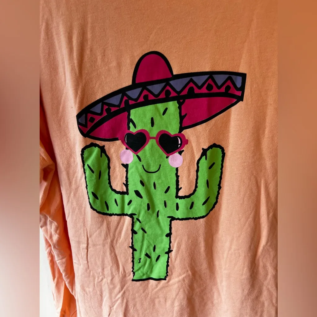 ASOS‎ Women’s Plus Size Nightgown Sleep Shirt Cactus Sombero Size 18 - Image 3