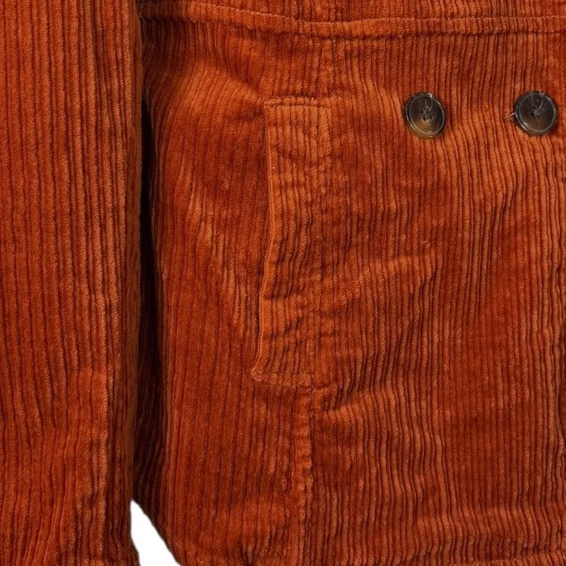 CAbi Professor Peacoat Corduroy Double Breasted Blazer Jacket Women’s Size Small - Image 11