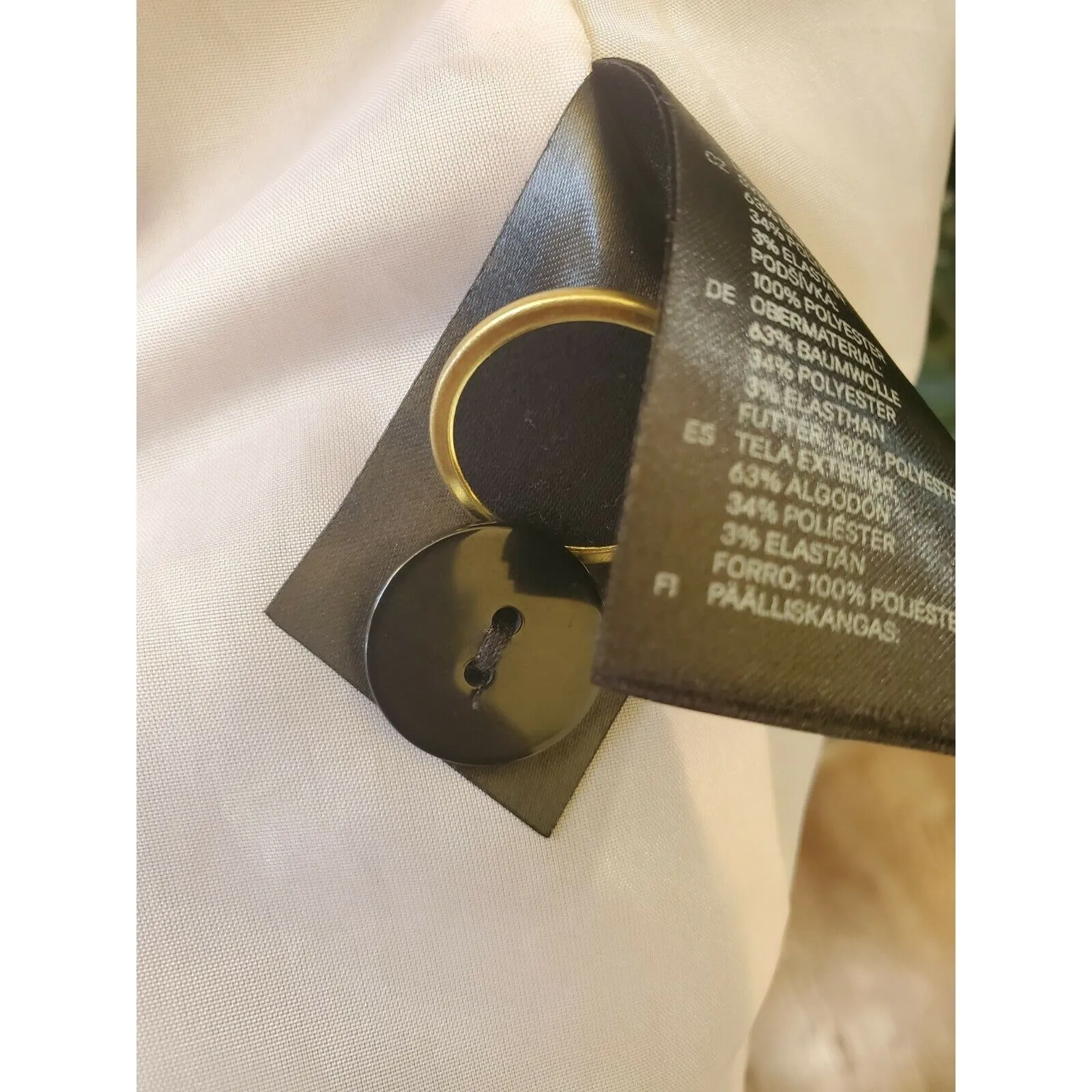 H&M Pink Double Breasted Swing Jacket Blazer Coat Double Button Size 6 EUC - Image 11