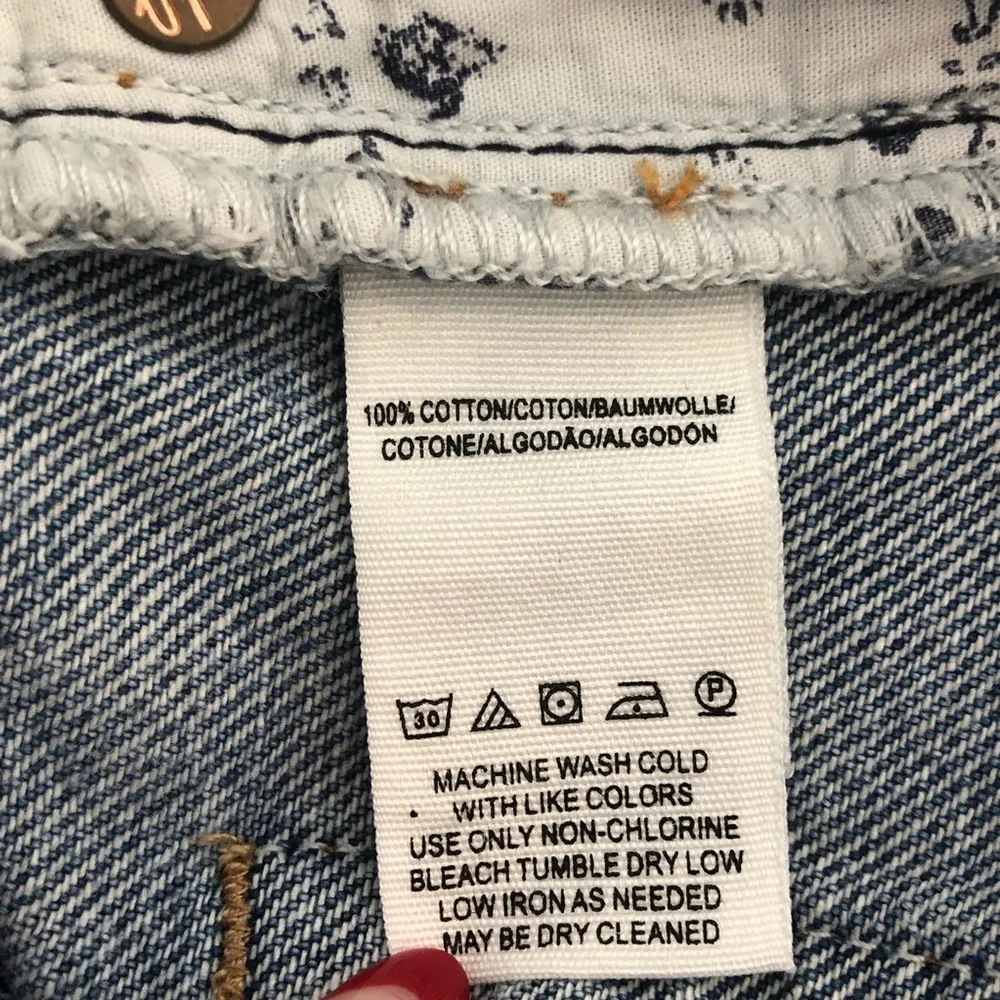 Free People High Rise Straight Leg Cropped Jeans Size 27 - Image 8