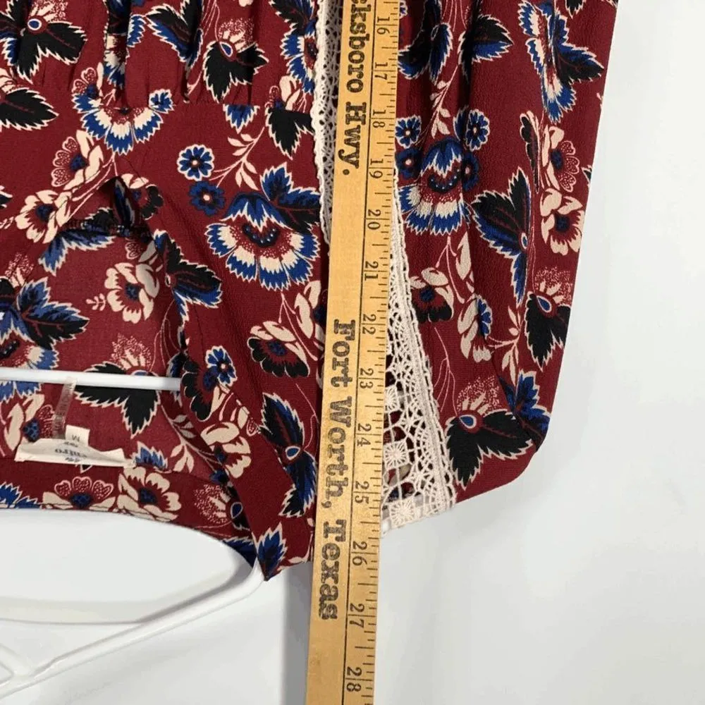 Entro Peasant Boho Blouse Size Medium - Image 8