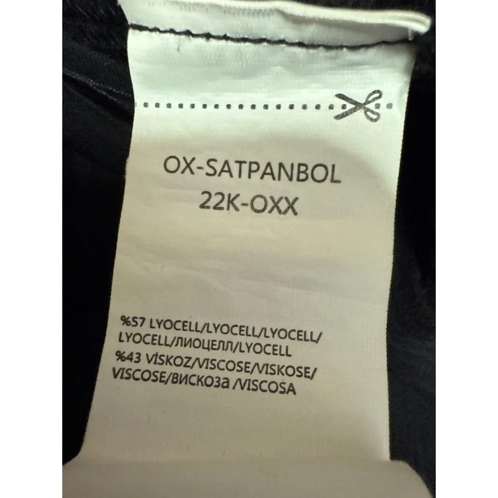 Oxxo Women's Black High Waisted Pull On Palazzo Wide Leg Trousers Pants Size XS - Image 5