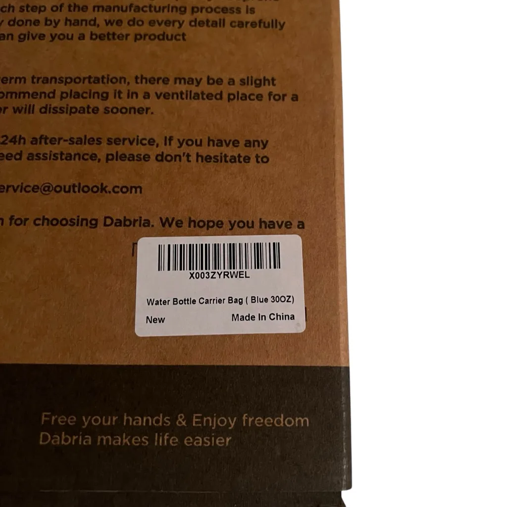 Dabria Water Bottle Carrier Bag w/ Phone Pocket Stanley 40oz Tumbler Neoprene Bl Blue - Image 8