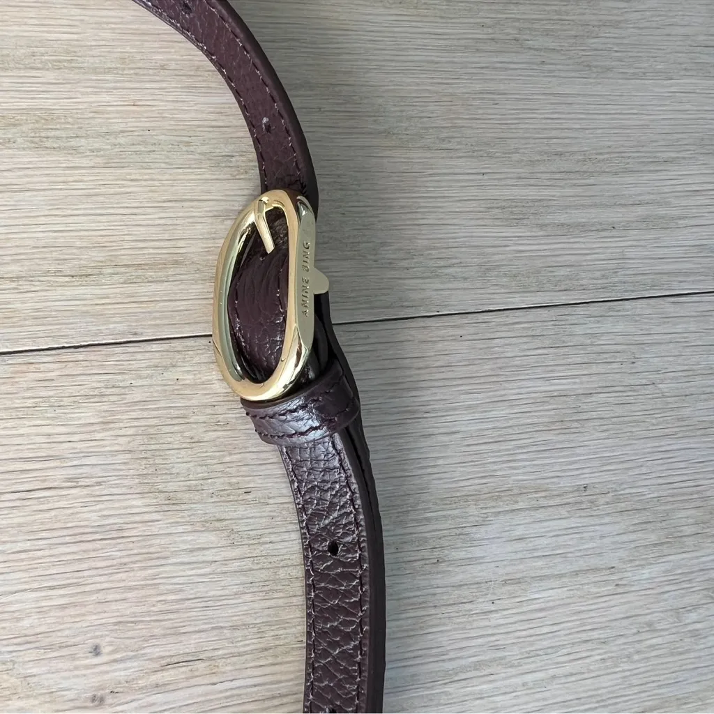 ANINE BING NWT  Mini Alana Bucket Bag in Red Burgundy - Image 9