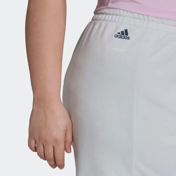 ADIDAS X ZOE SALDANA AEROREADY SHORTS PLUS SIZE 4X Blue NEW - Image 5