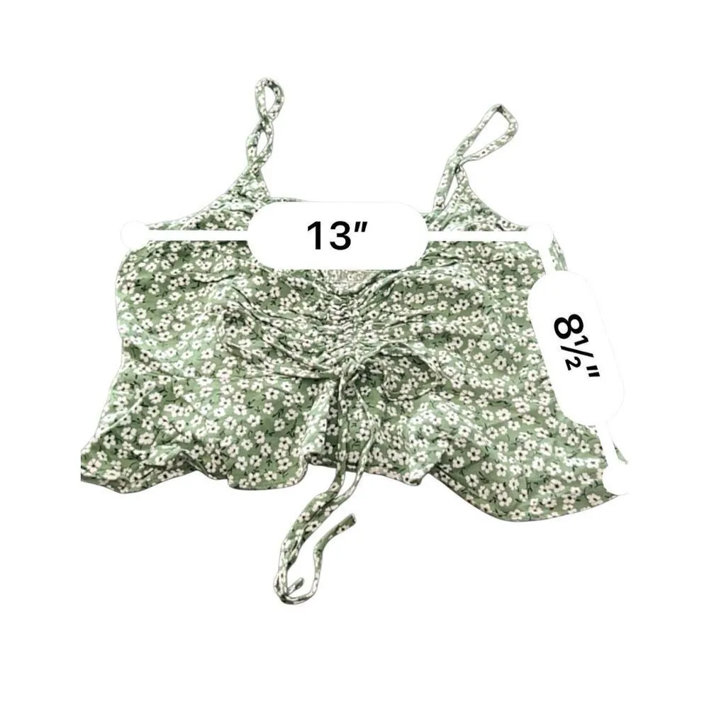 Wild Fable flowers crop tank top size S - Image 8