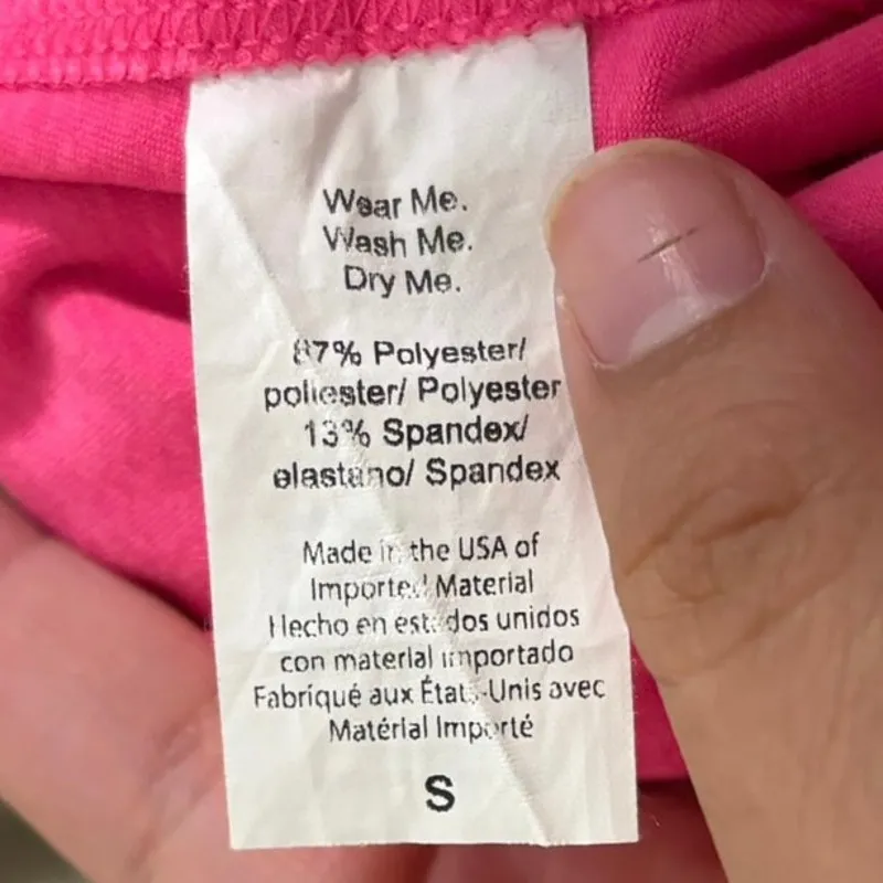 Beyond Yoga Hot Pink Spacedye High Rise Cropped Leggings Size Small - Image 5