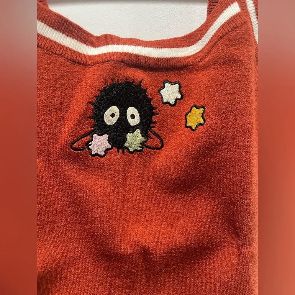 Studio Ghibli Spirited Away Soot Sprite Women's Knit Tank - Image 4