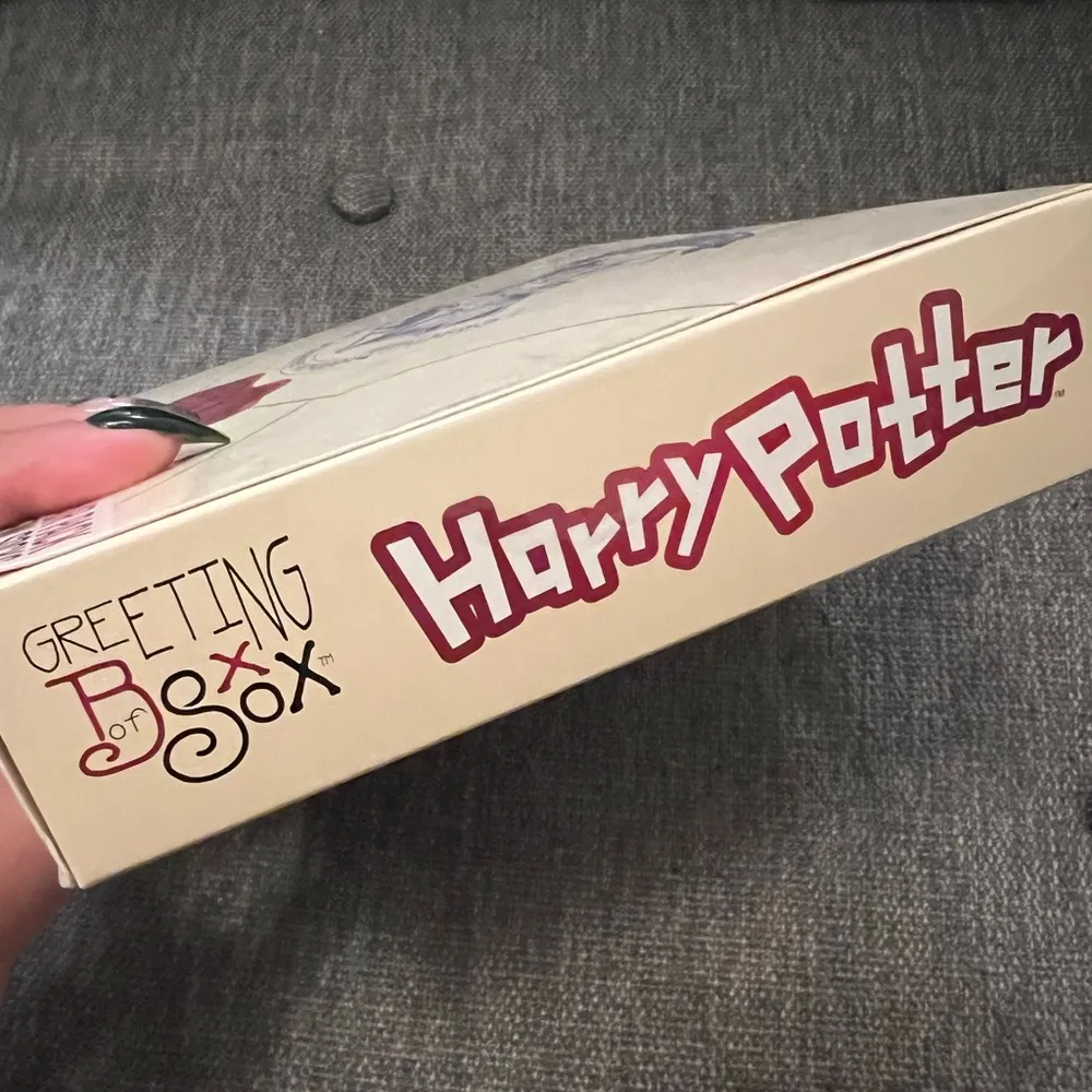 Harry Potter Greeting Box of Sox Valentines Women’s Crew Socks - 3 pcs - Image 3