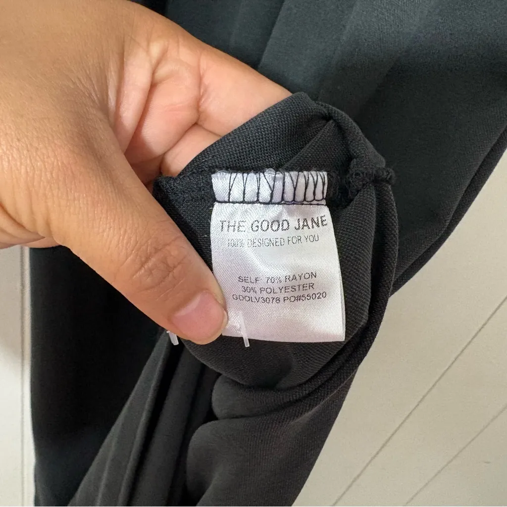 The Good Jane Women Black Women's Midi Dress Size M Size M - Image 6