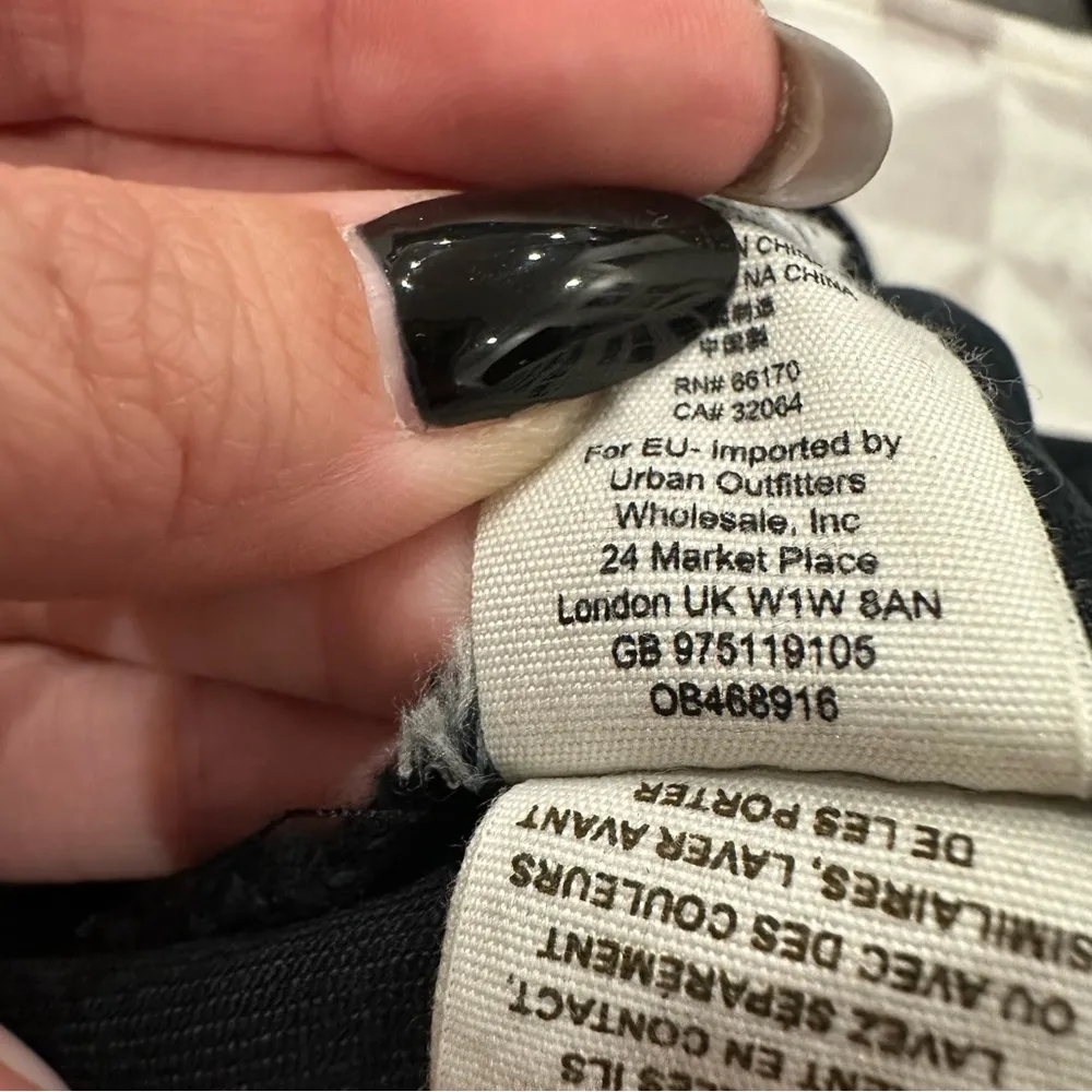 black denim a line skirt - Image 7