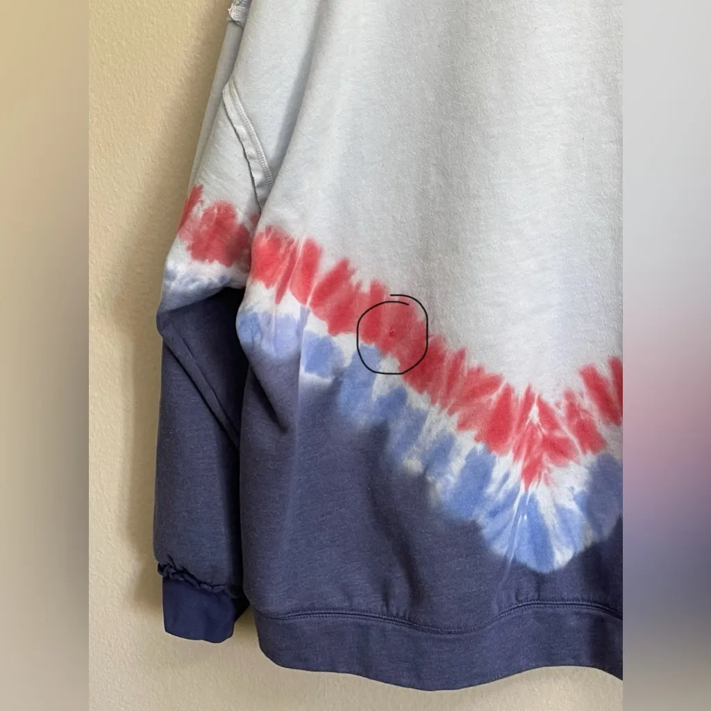 Free People Movement Ombre Metti Crew Sweatshirt Blue Women's Size M Athleisure Size L - Image 11