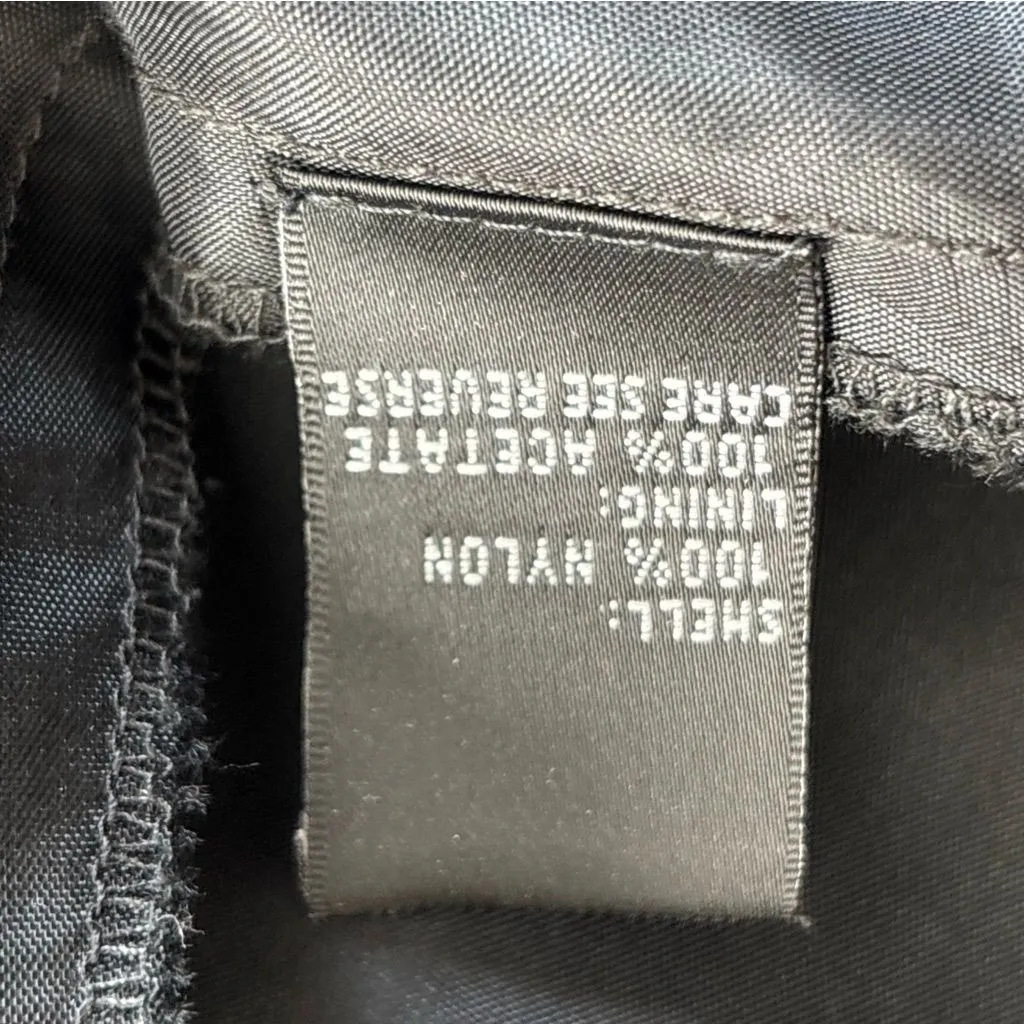 Carmen Marc Valvo signature party dress mesh bodice embroidered hem Size 12 - Image 12