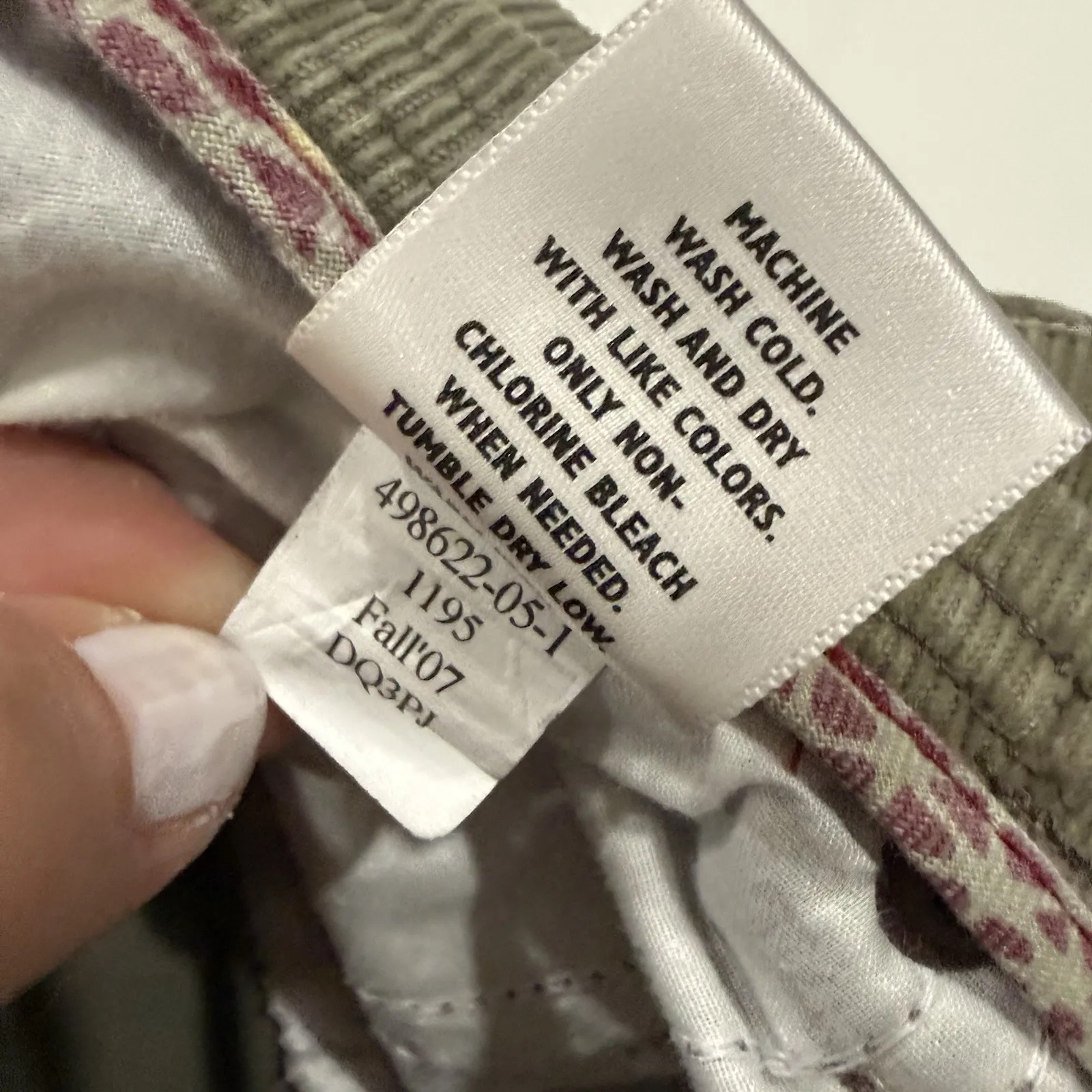 Y2K Old Navy Corduroy Pants Women 4 Small Flare Boot Cut Grunge Indie 31" Inseam - Image 9