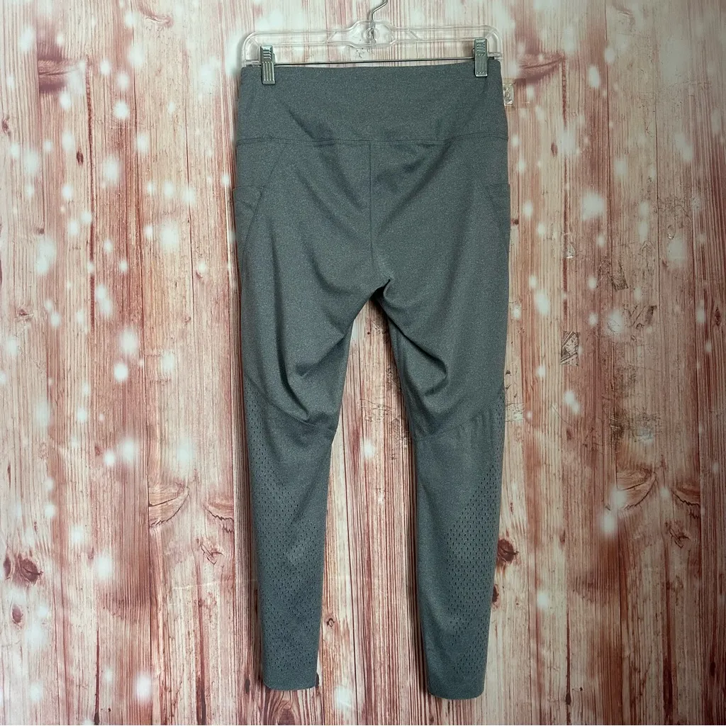 Member's Mark Ladies Everyday Gray Perforated Hi Rise Ankle Leggings Size Large - Image 10