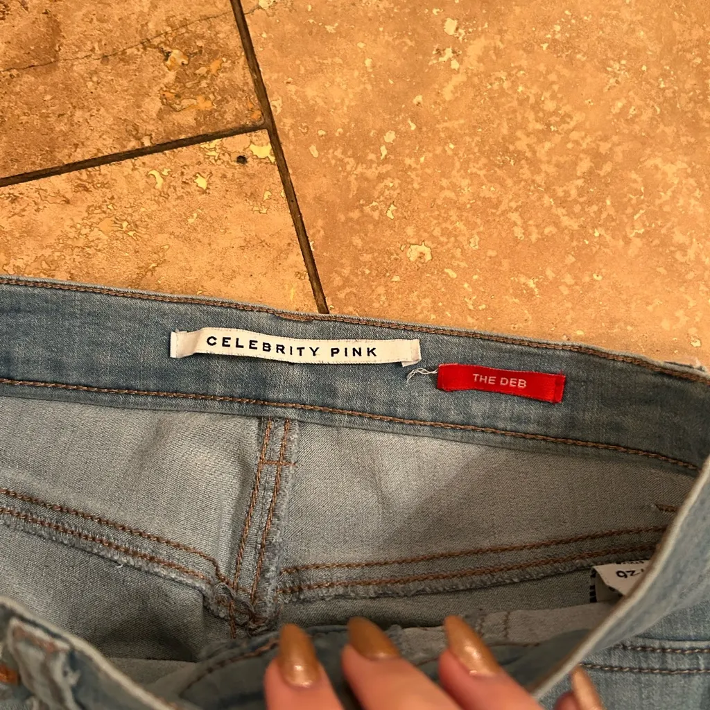 Celebrity Pink Light Blue High Rise Jeans - Image 2