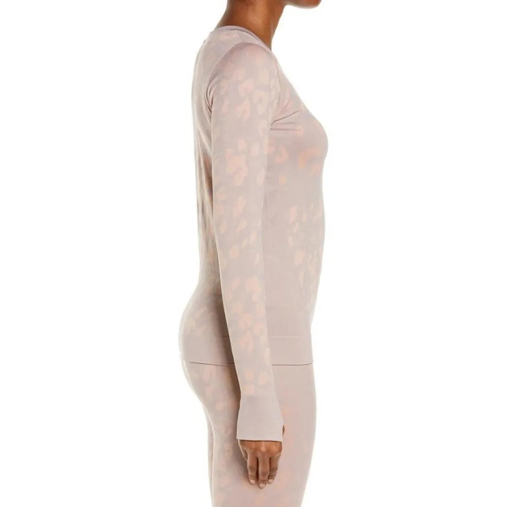 💕ZELLA💕 Cozy Baselayer Print Sweatshirt ~ Pink Sphinx Large L NWOT - Image 3