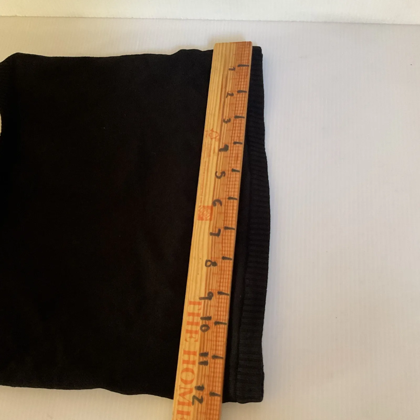 Vintage 1991 Armani Exchange Black Knit Strapless Tube Top XS Hong Kong - Image 6