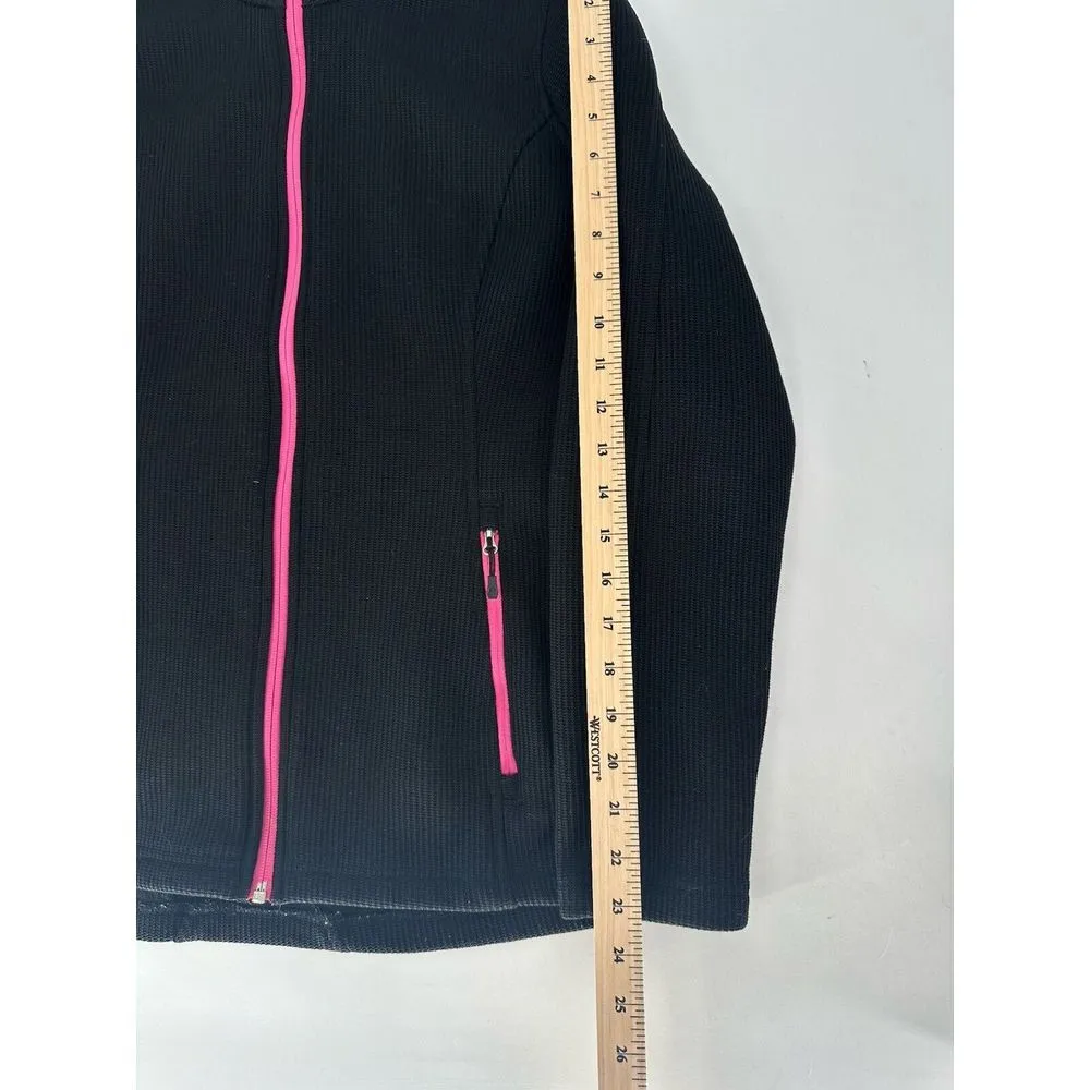 Spyder Bandita Full Zip Stryke Jacket Women's Size Large Fleece Lined Knit Black - Image 12