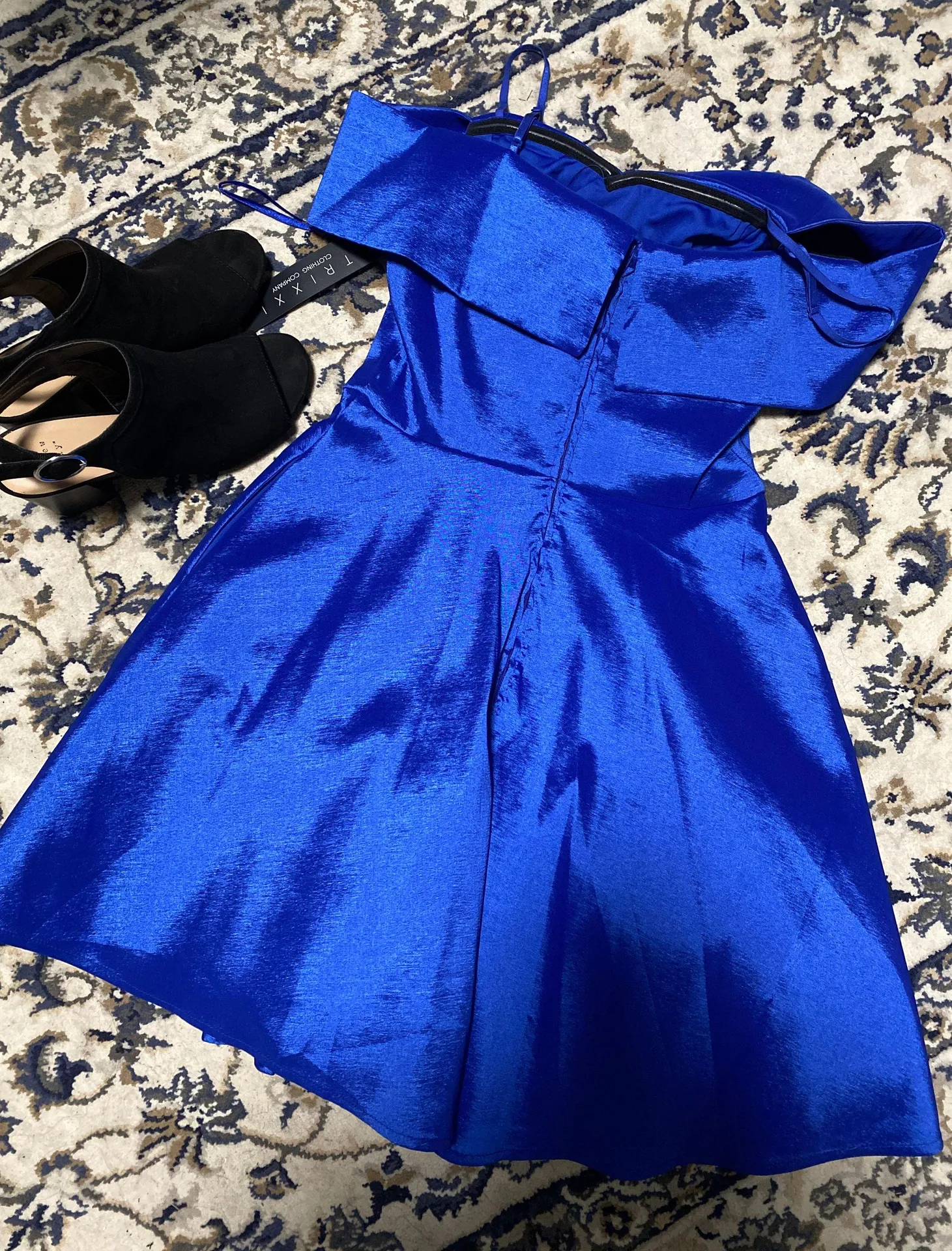 Ross Royal Blue Dress - Image 3