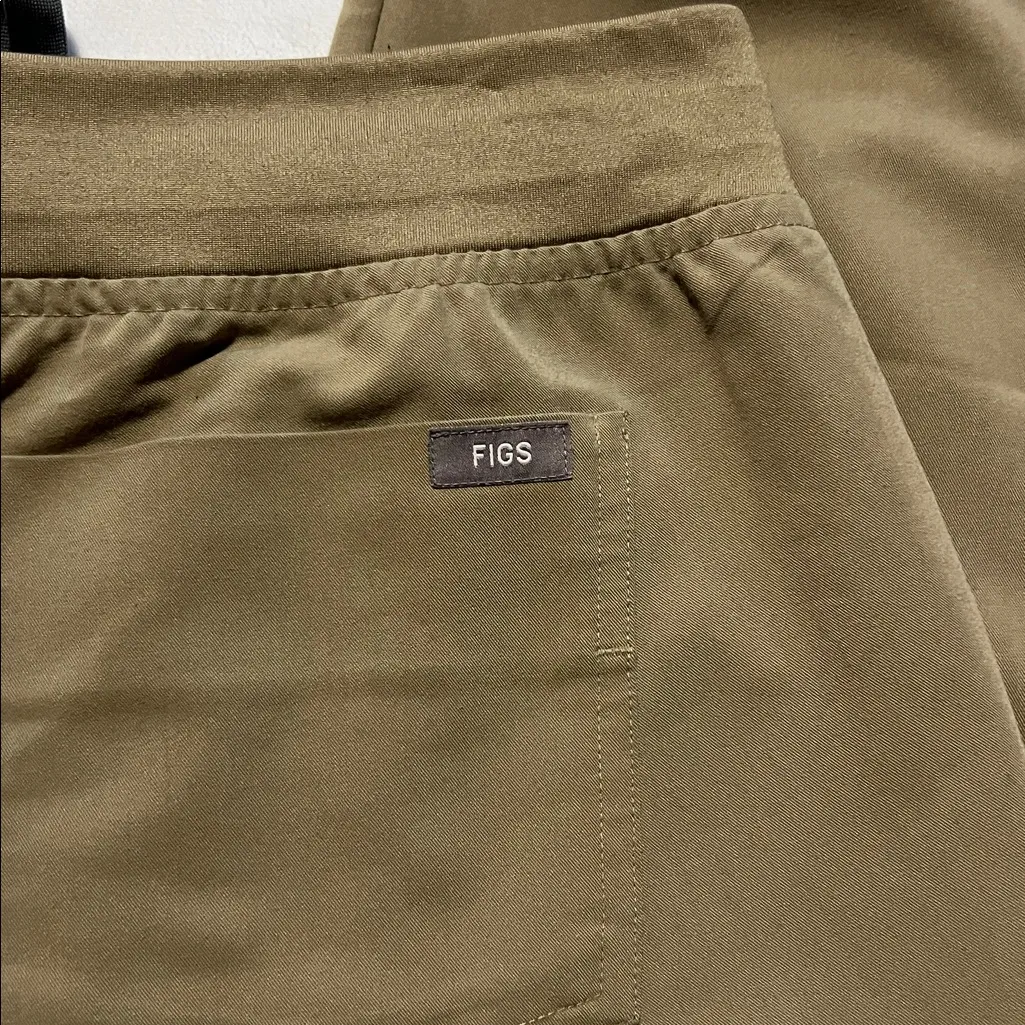Figs Zamora latte khaki scrubs jogger - Image 7