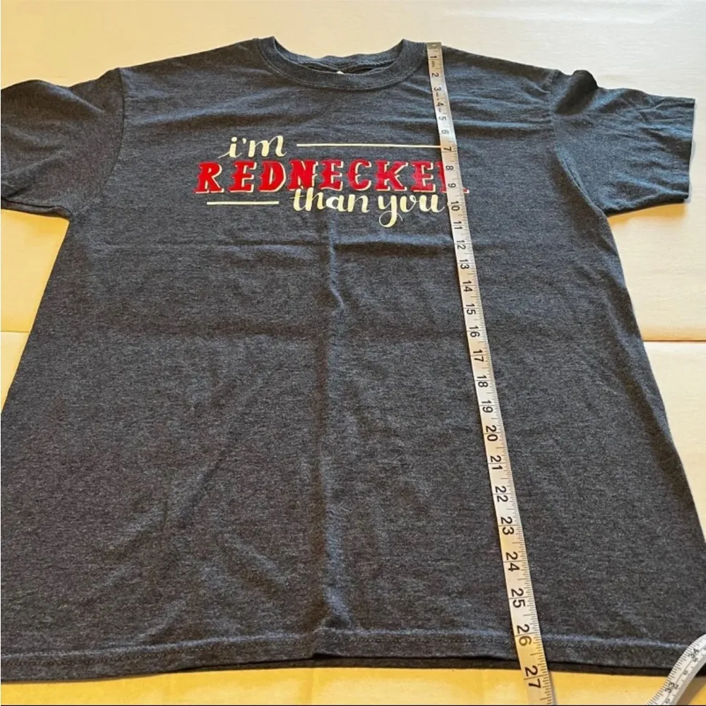 Gildan I’m Rednecker Than You Womens Size Medium Blue Shirt Girlie Girl Original - Image 5