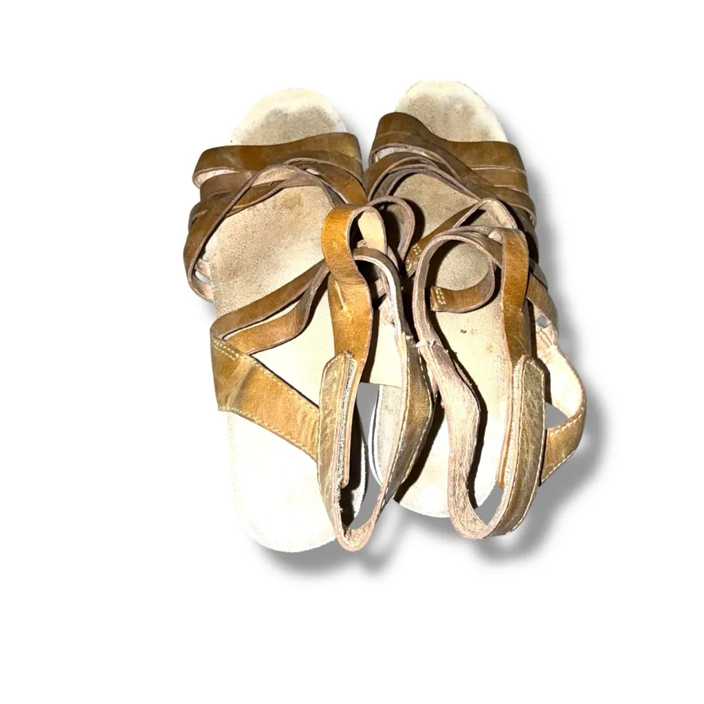 Dansko Mirabella Strappy Brown Leather Sandals Sz 40‎ EU / 9.5-10 US - Image 7