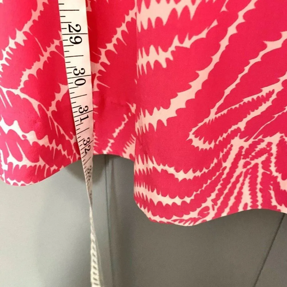 Lilly Pulitzer Splash Pink Show Your Stripes Silk Posey Sleeveless Dress 0 - Image 3
