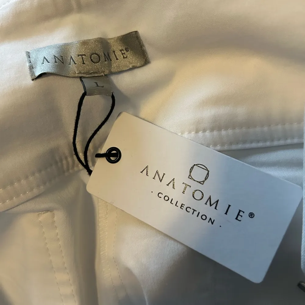 Anatomie The Sonia Curvy High Rise Pants White Size L - Image 8