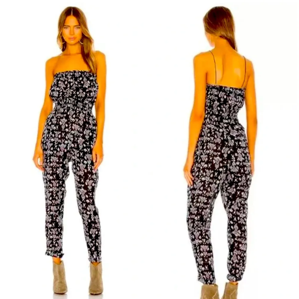 EUC ISABEL MARANT ETOILE Timea Jumpsuit Romper size 34 floral - Image 3