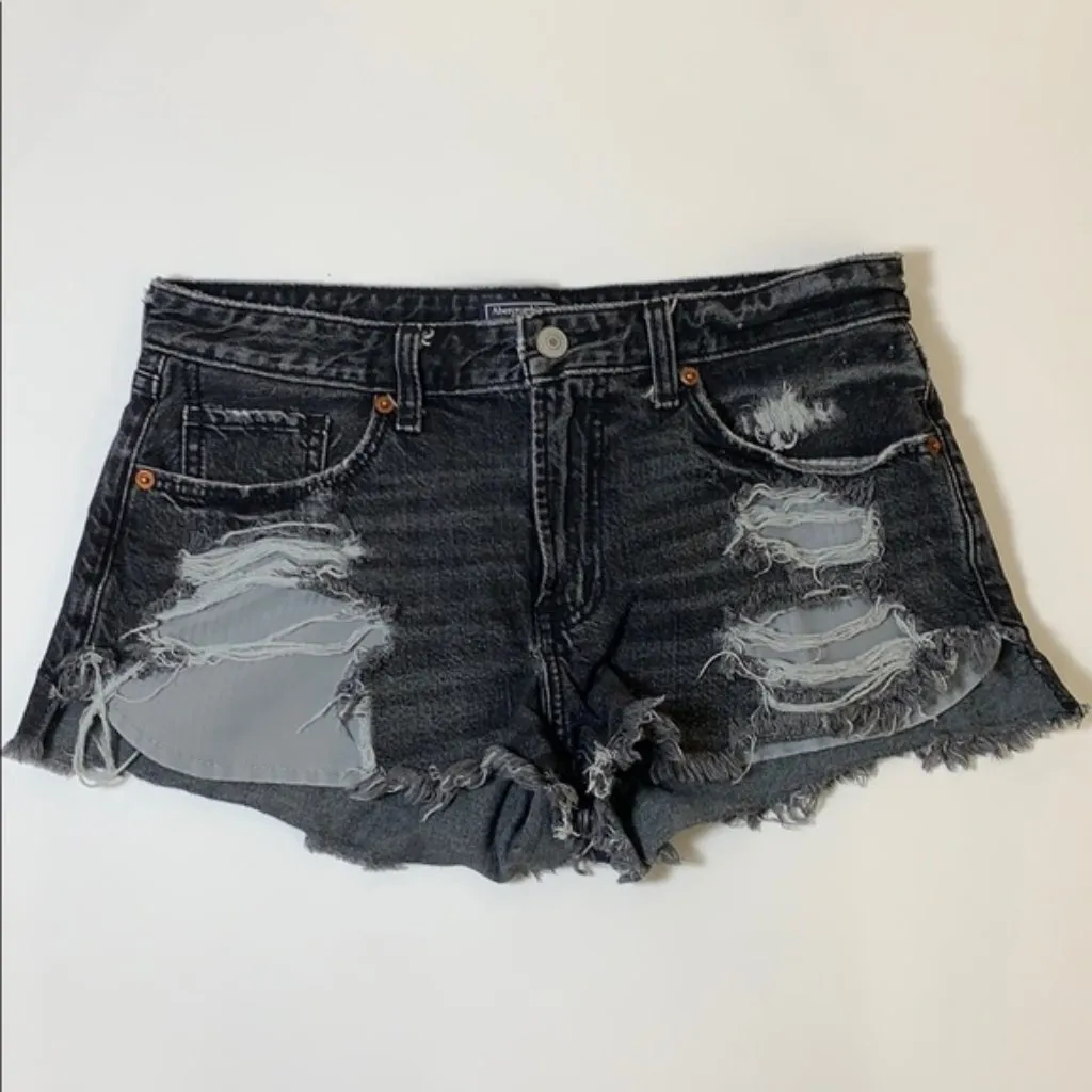 Abercrombie & Fitch Distressed Low Rise Jean Short - Image 3