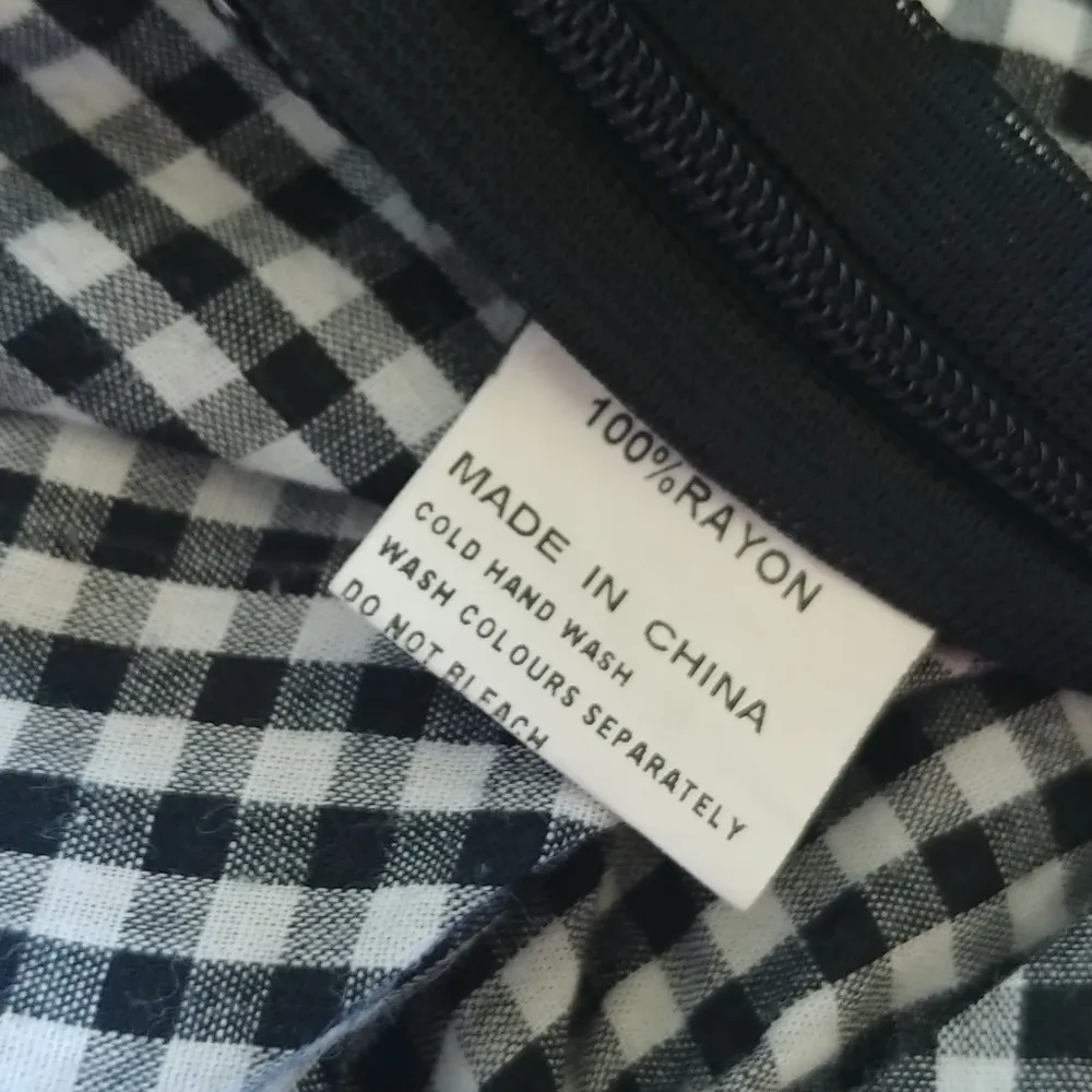 LF Mint Vanilla Gingham Check Paperbag Pants - Image 6