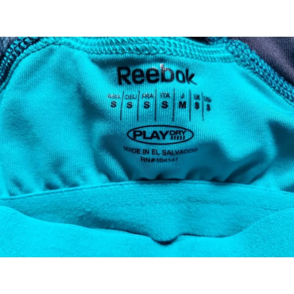 Reebok Razorback Play Dry Tank Top Women Small Shelf Bra Gym Run Crossfit Yoga - Image 3