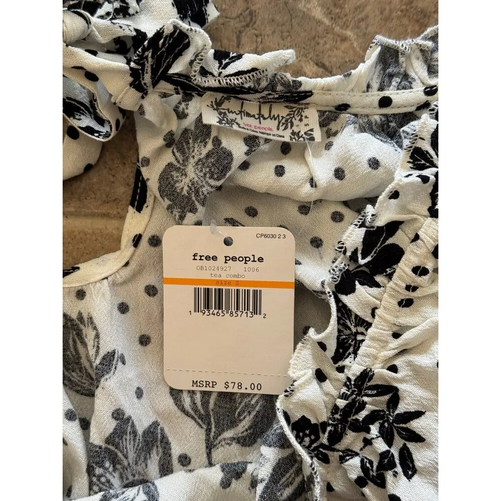 Free People One On One Date Bodysuit Tea Combo Size Small - Image 10