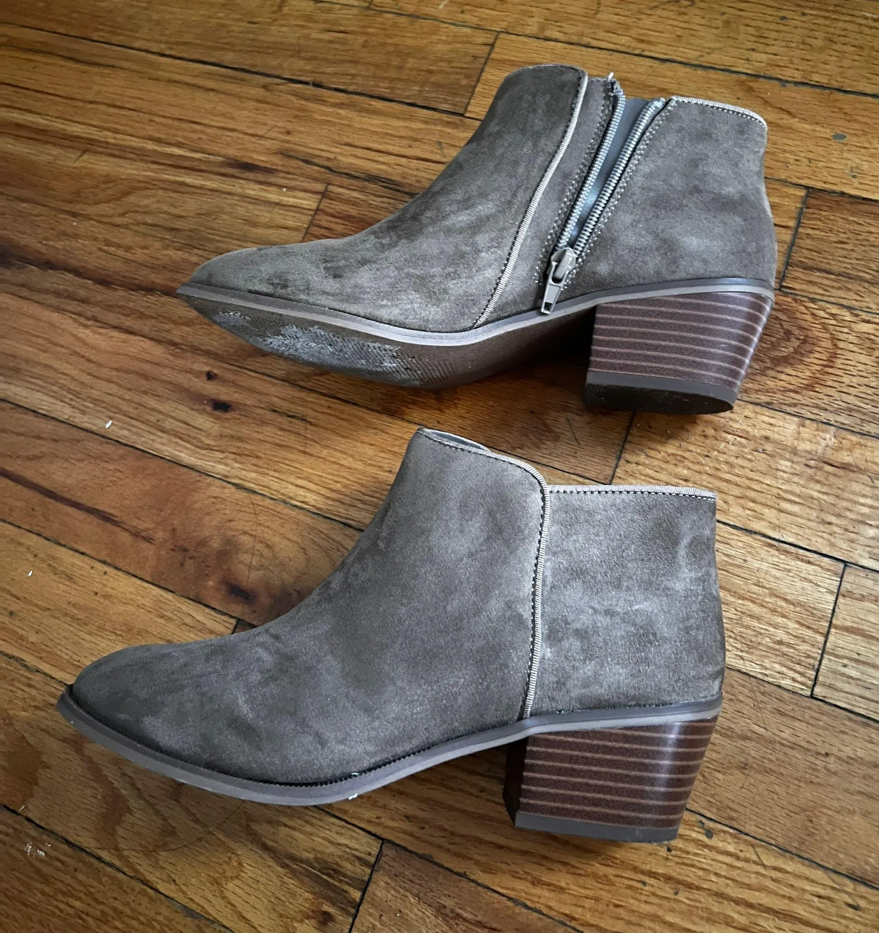 Suede Booties/Boots - Image 2