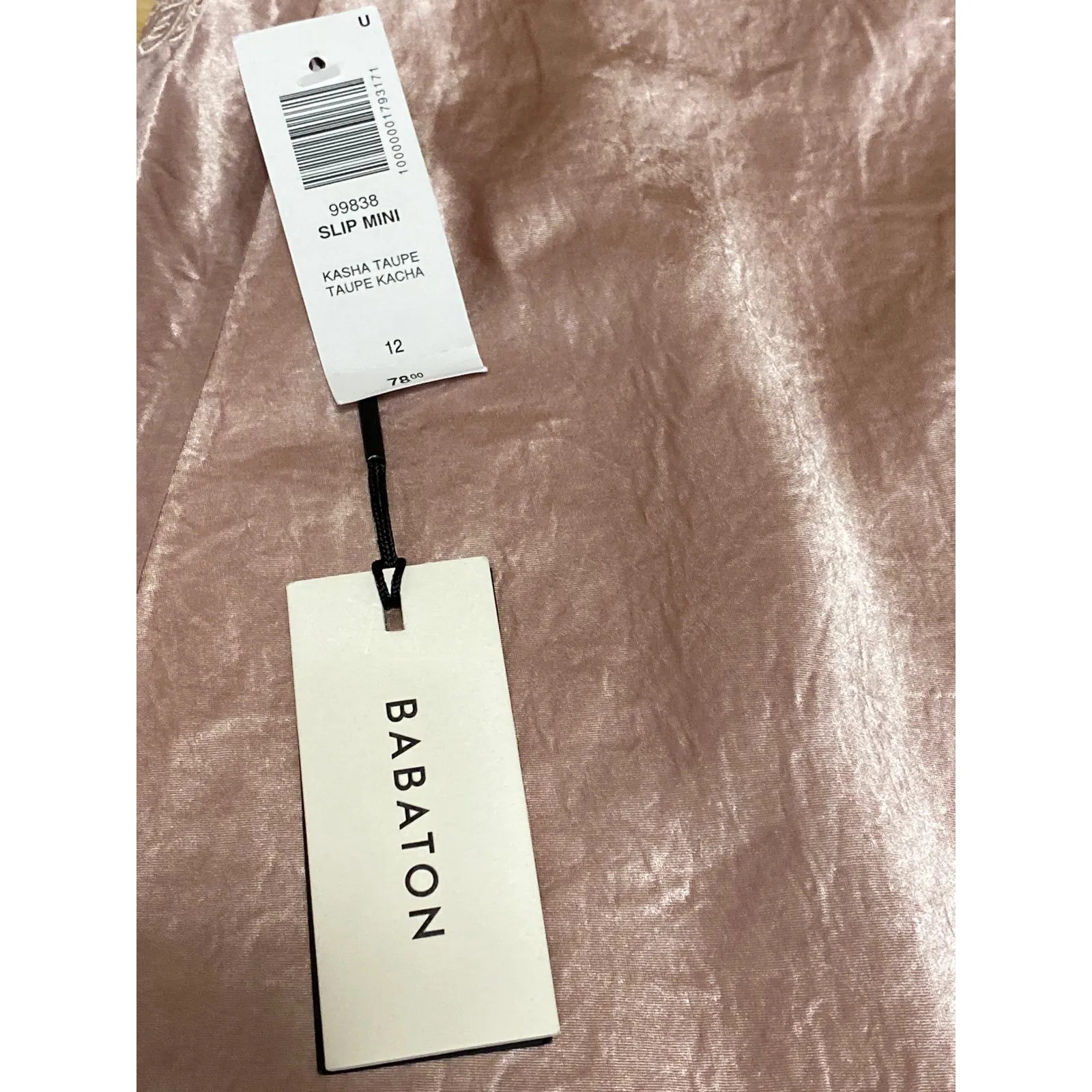 NEW ARITZIA Babaton Womens Pink Silky Satin Mid Rise Mini Slip A-line Skirt Sz S - Image 3