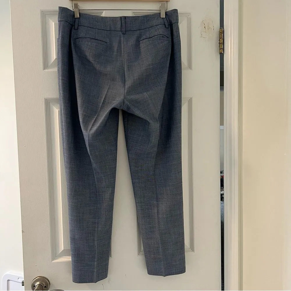 Talbots Hampshire Ankle Straight Leg Dress Pants Chambray Blue Size 12 - Image 9
