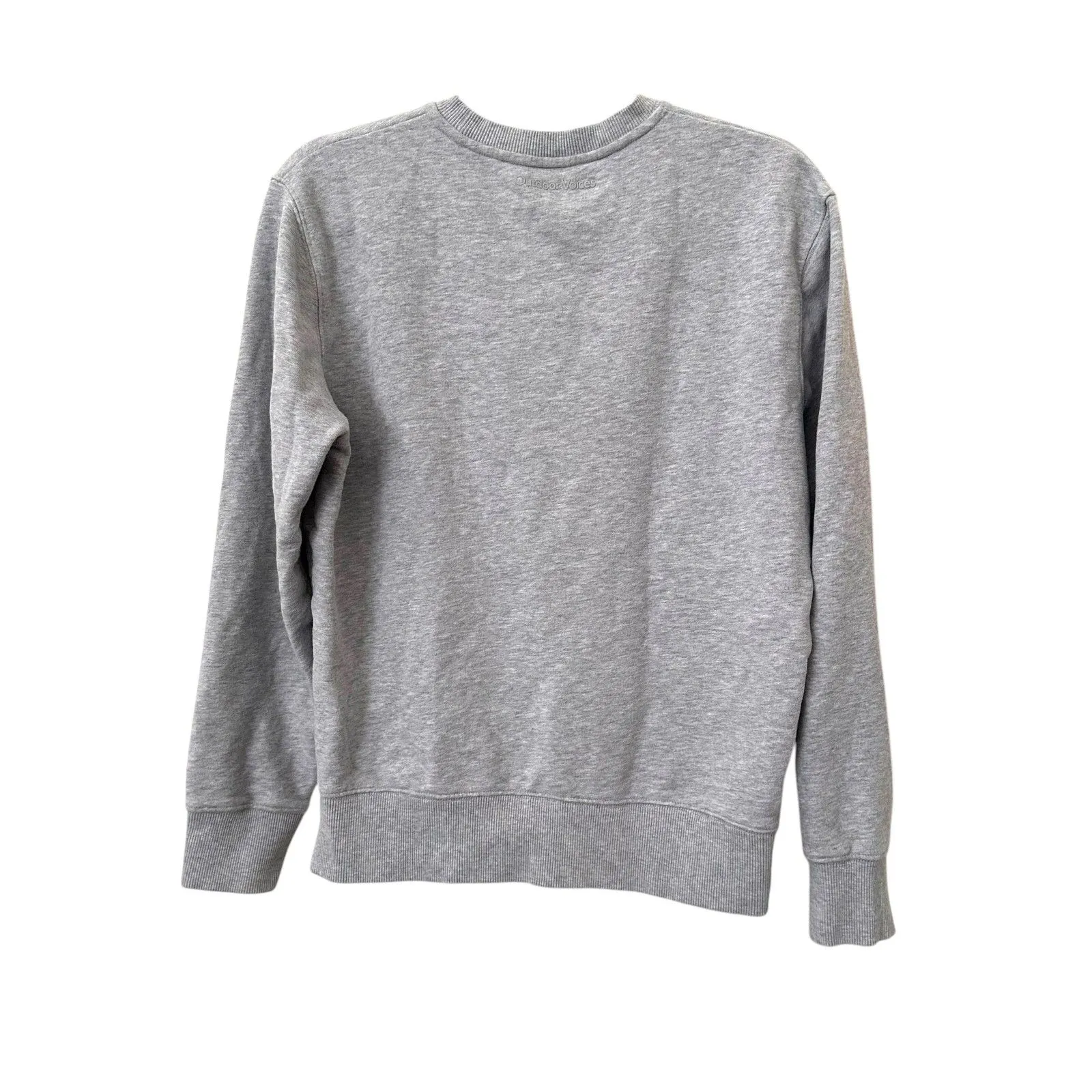 OUTDOOR VOICES Basic Crewneck‎ Sweatshirt Grey Small - Image 2