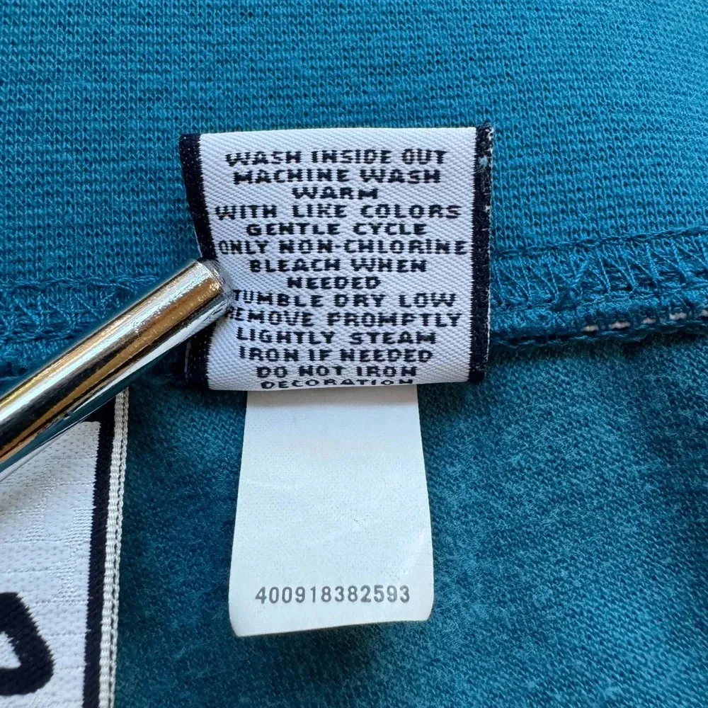 FILA Sport Women’s Teal Velour Velvet Track Pants - Size XL - Image 14