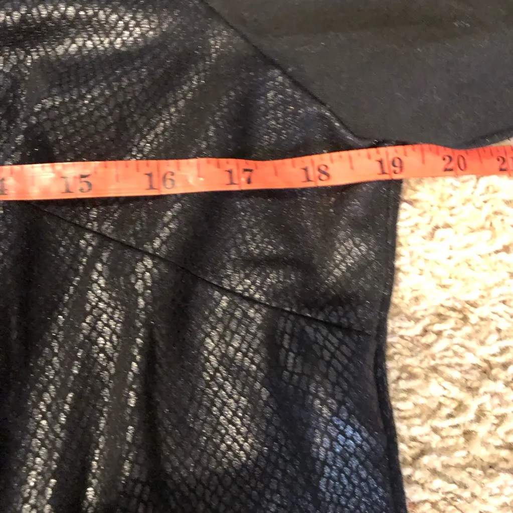 Ice Black and Red Long Sleeve Dress colorblock size 12 - Image 3