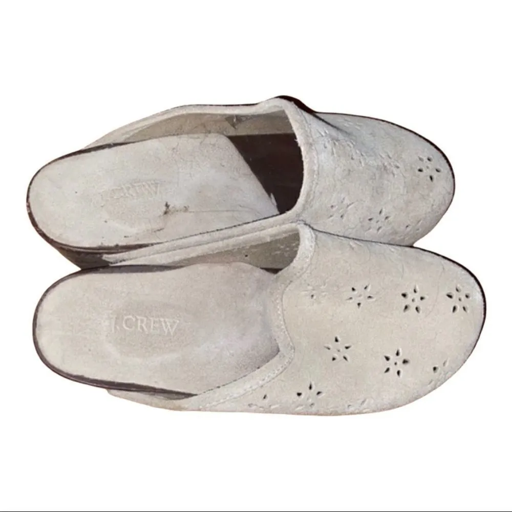 J. Crew Cream Suede Shoes Size 6 M - Image 3