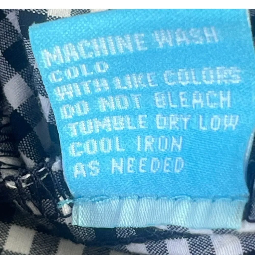 J. McLaughlin Letty Bell Sleeve Gingham Shift Dress with Bell Sleeves Sz L - Image 11