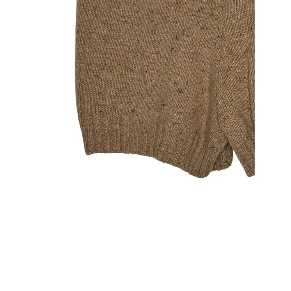 Zara Womens Shorts Cable Knitted High Waist Elastic Waistband Cut-Off Medium NWT - Image 9