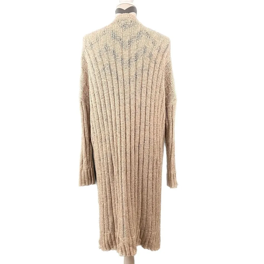 Lulu’s Layer it On Cream Long Cardigan Sweater - Size S - Image 5