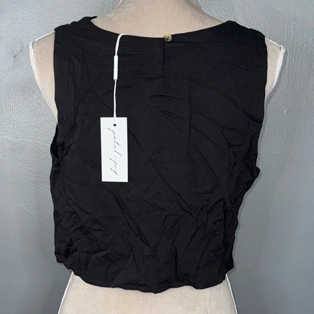 Petal & Pup Ava Top in Black - Image 4