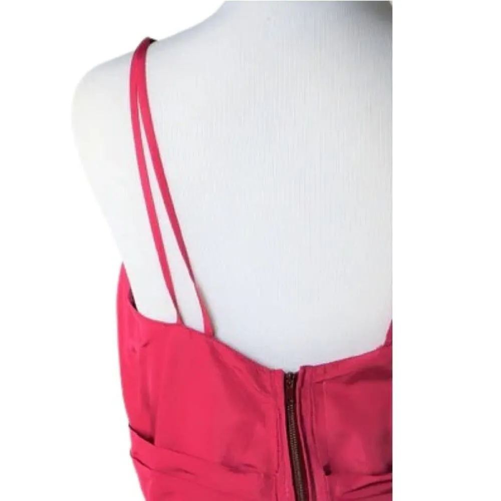 Vintage 1940s Raspberry Gown and Bolero Jacket Two Piece Set Small - Image 6