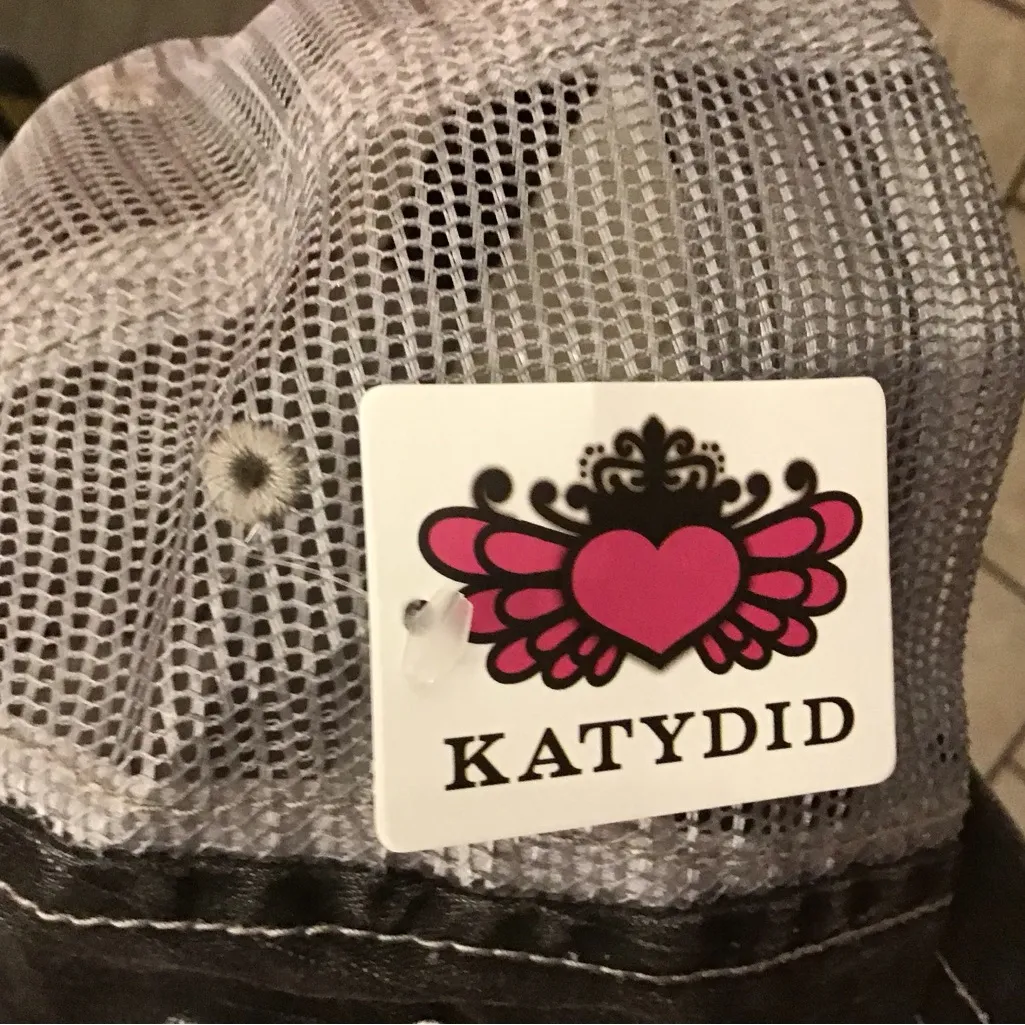Katydid Boat Hair Don’t Care mesh Truckers Hat Black - Image 10
